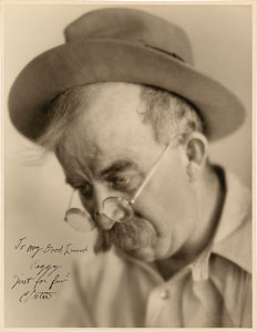 Lot #8006 Chester Conklin Oversized Signed Photograph - Image 1