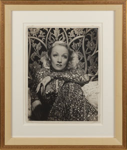 Lot #8080 Marlene Dietrich Oversized Signed Photograph - Image 2