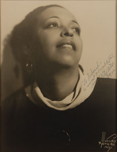 Lot #8227 Ethel Waters Oversized Signed Photograph