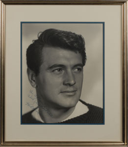 Lot #8242 Rock Hudson Oversized Signed Photograph - Image 2