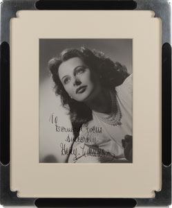 Lot #8201 Hedy Lamarr Oversized Signed Photograph - Image 2