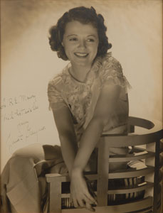 Lot #8100 Janet Gaynor Oversized Signed Photograph - Image 1