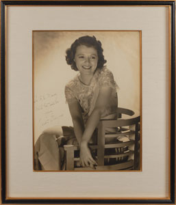 Lot #8100 Janet Gaynor Oversized Signed Photograph - Image 2