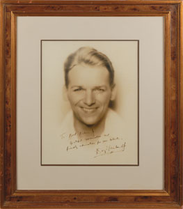 Lot #8094 Douglas Fairbanks, Jr. Oversized Signed Photograph - Image 2