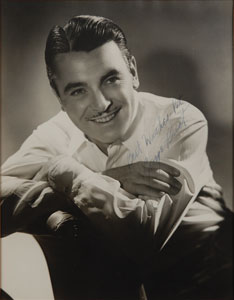 Lot #8053 George Brent Oversized Signed Photograph