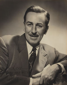 Lot #8235 Walt Disney Oversized Signed Photograph - Image 1