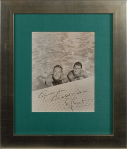 Lot #8113 Cary Grant and Randolph Scott Signed Photograph - Image 2