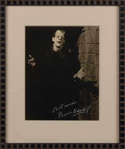 Lot #8122 Frankenstein: Boris Karloff Signed Photograph - Image 2