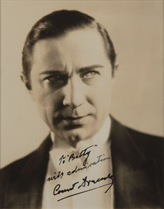 Lot #8119 Dracula: Bela Lugosi Signed Photograph - Image 1
