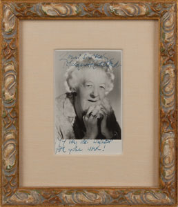 Lot #8269 Margaret Rutherford Signed Photograph - Image 2