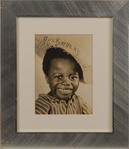 Lot #8144 Our Gang: William ‘Buckwheat’ Thomas Signed Photograph - Image 2