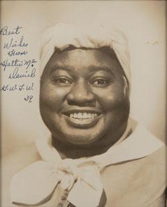 Lot #8106 Gone With the Wind: Hattie McDaniel Signed Photograph - Image 1