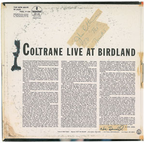 Lot #533 John Coltrane