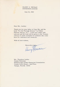 Lot #102 Harry S. Truman - Image 2