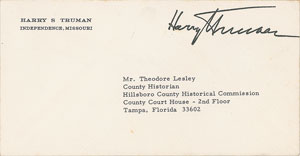 Lot #102 Harry S. Truman - Image 4
