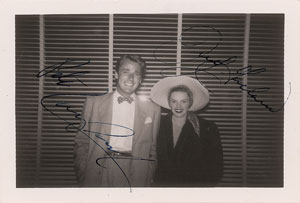 Lot #620 Judy Garland and Peter Lawford