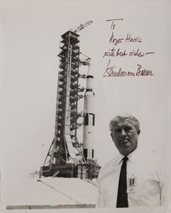 Lot #388 Wernher von Braun - Image 1