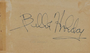 Lot #489 Billie Holiday - Image 1