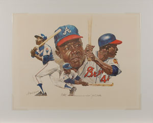 Lot #874 Ted Williams, Hank Aaron, and Stan Musial - Image 2