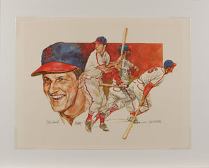 Lot #874 Ted Williams, Hank Aaron, and Stan Musial - Image 3