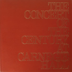 Lot #482 Concert of the Century at Carnegie Hall - Image 7