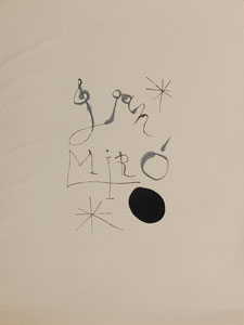 Lot #394 Joan Miro and Andre Breton - Image 1