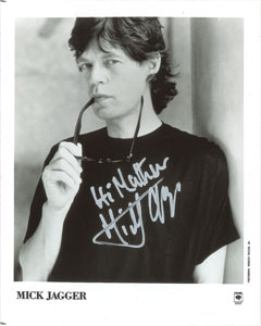 Lot #587 Rolling Stones: Mick Jagger