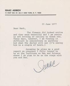 Lot #436 Isaac Asimov - Image 1