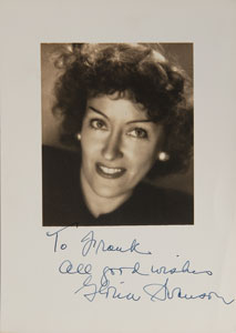 Lot #828 Gloria Swanson - Image 2