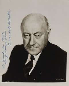 Lot #728 Cecil B. deMille - Image 1