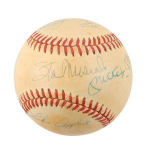 Lot #855 Baseball Hall of Famers - Image 1