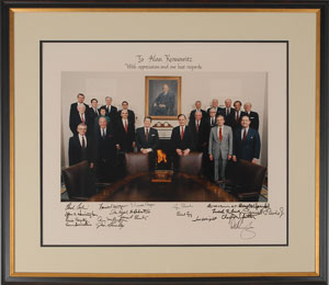 Lot #58 Ronald Reagan and Cabinet - Image 1