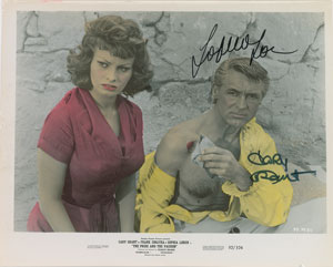 Lot #756 Cary Grant and Sophia Loren