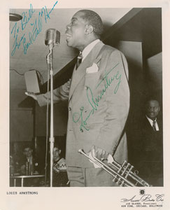 Lot #518 Louis Armstrong and Earl “Fatha” Hines - Image 1