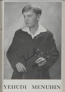 Lot #484 Yehudi Menuhin - Image 1