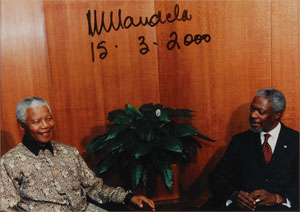 Lot #180 Nelson Mandela