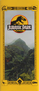 Lot #685 Jurassic Park Brochure