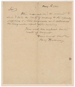 Lot #147 Virginia: Benjamin Harrison