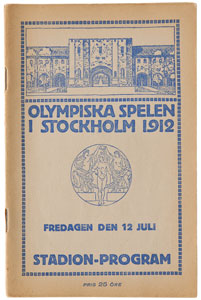 Lot #9031 Stockholm 1912 Summer Olympics Program - Image 1