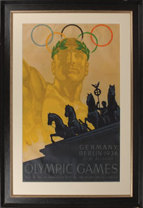 Lot #9070 Berlin 1936 Summer Olympics Poster