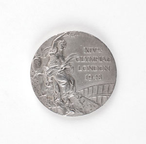 Lot #9078 London 1948 Summer Olympics Silver Winner’s Medal - Image 1