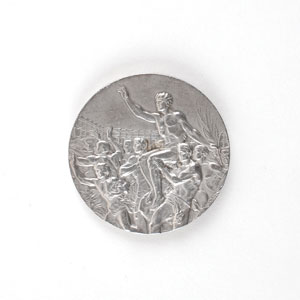 Lot #9078 London 1948 Summer Olympics Silver Winner’s Medal - Image 2