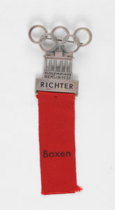Lot #9066 Berlin 1936 Summer Olympics Judge ‘Boxen’ Badge - Image 1