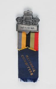 Lot #9049 Los Angeles 1932 Summer Olympics Official National Committee Badge - Image 1