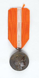 Lot #9015 Athens 1906 Summer Olympics Trials Medal