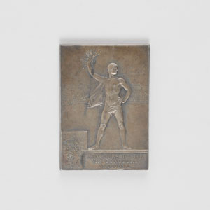 Lot #9005 Paris 1900 Summer Olympics Silvered Bronze Winner’s Medal ‘Concours De Tir VIIme Concours National’ - Image 1