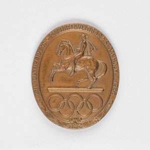 Lot #9092 Stockholm 1956 Summer Olympics Bronze Participation Medal - Image 1