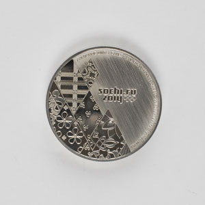 Lot #9170 Sochi 2014 Winter Olympics Participation Medal - Image 1
