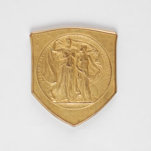 Lot #9010 St. Louis 1904 Gold Gilt ‘Grand Prize’ Medal - Image 1