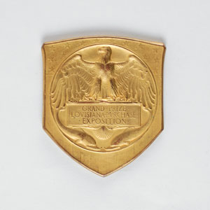 Lot #9010 St. Louis 1904 Gold Gilt ‘Grand Prize’ Medal - Image 2